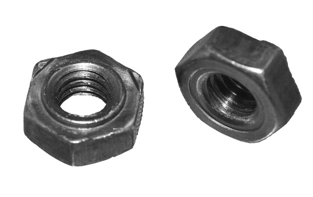 M6 x 1.0 Steel DIN 929 Weld Nuts